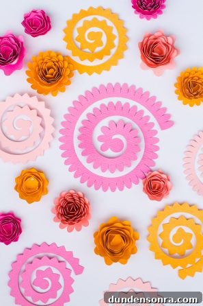 Paper flowers
