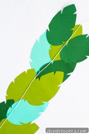 Tropical garland