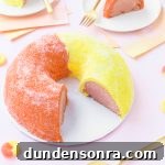 Colorful ring cake