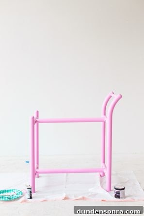Fruity Summer Bar Cart Makeover: Bright DIY Ideas and Styling Tips 6 Pink drink cart