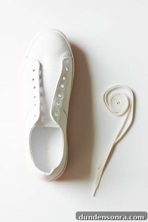 White sneakers