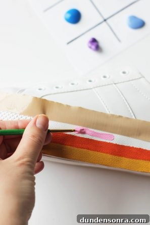 Colorful sneakers