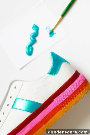 Colorful sneakers