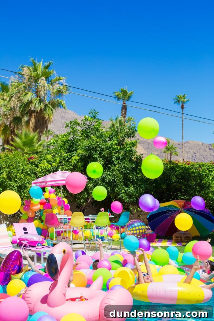 Host an Unforgettable Pool Birthday Party: Tips & Ideas 3 Epic Balloon Pool Party!