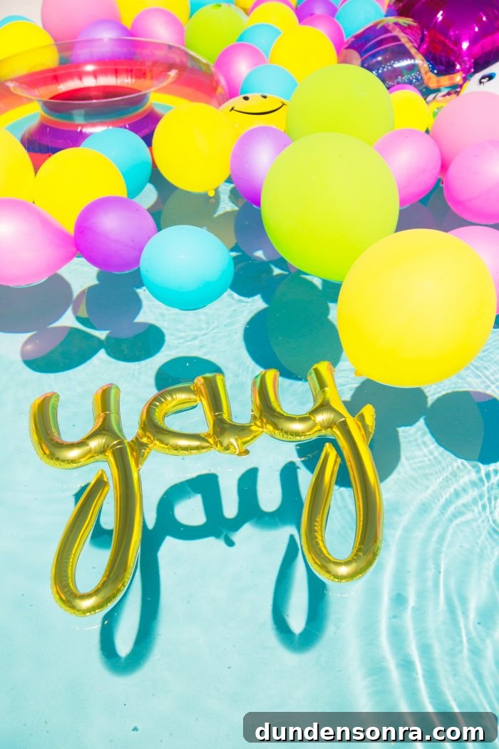 Host an Unforgettable Pool Birthday Party: Tips & Ideas 4 Epic Balloon Pool Party!