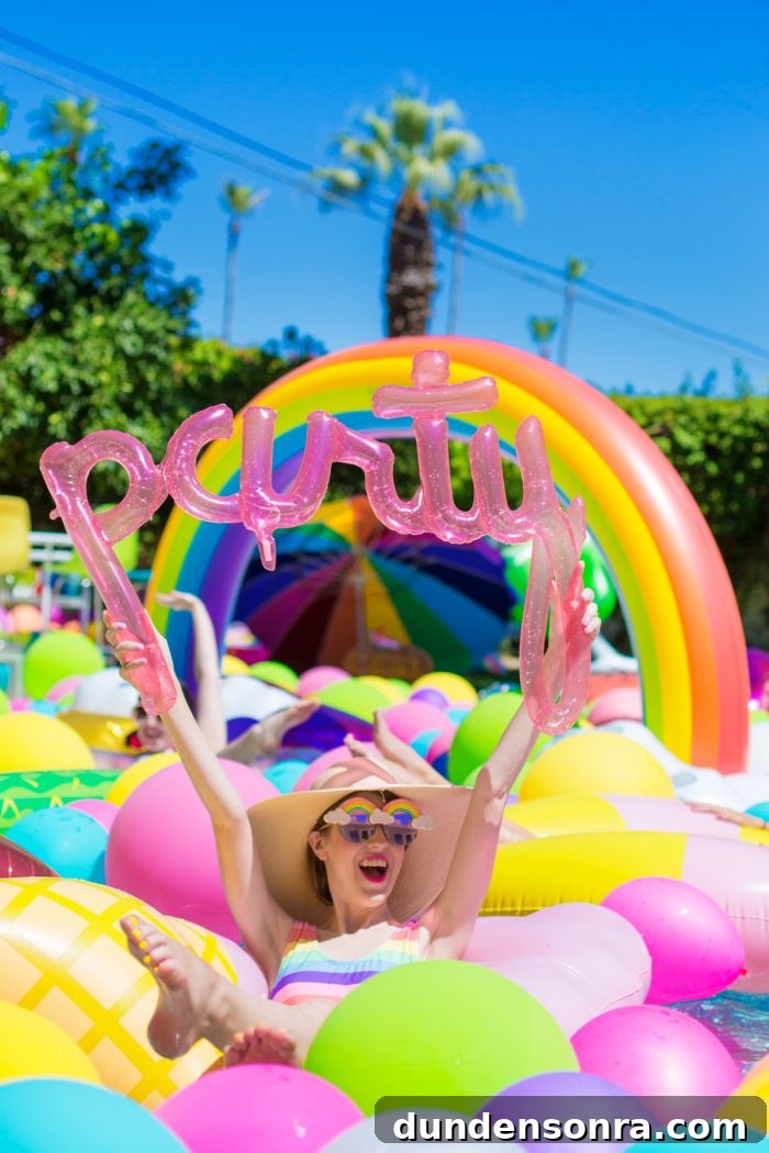 Host an Unforgettable Pool Birthday Party: Tips & Ideas 5 Epic Balloon Pool Party!