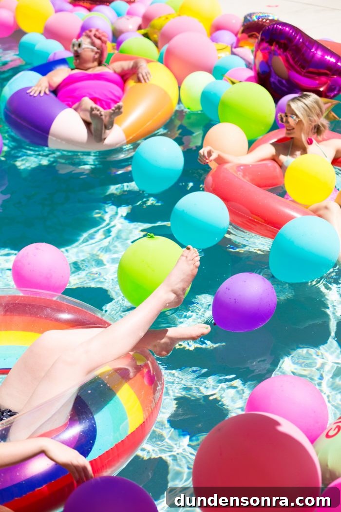 Host an Unforgettable Pool Birthday Party: Tips & Ideas 9 Epic Balloon Pool Party!