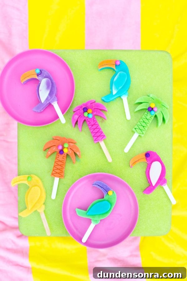 Tropical popsicles 