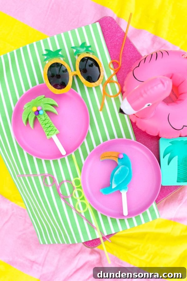 Tropical popsicles 