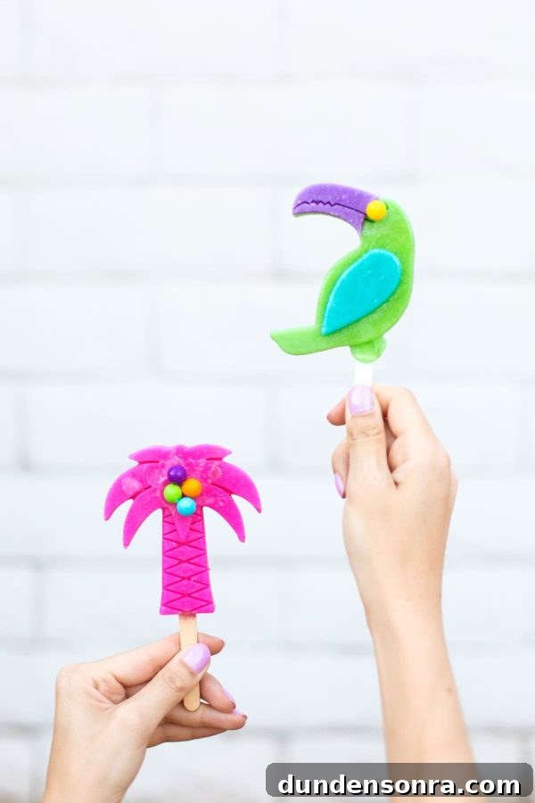 Tropical popsicles 