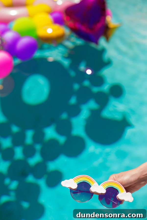 How to Make Colorful DIY Rainbow Sunglasses at Home 13 Pool