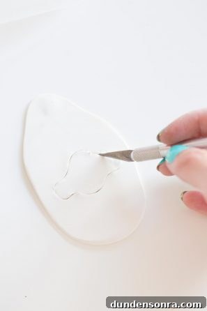 How to Make Colorful DIY Rainbow Sunglasses at Home 9 Clay and Exacto knife