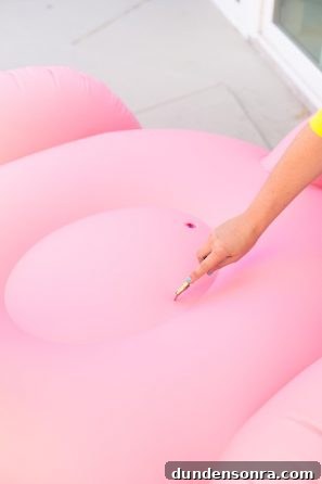 DIY Flamingo Cooler Float: Build a Fun Pool Drink Holder 6 DIY Flamingo Pool Float Cooler