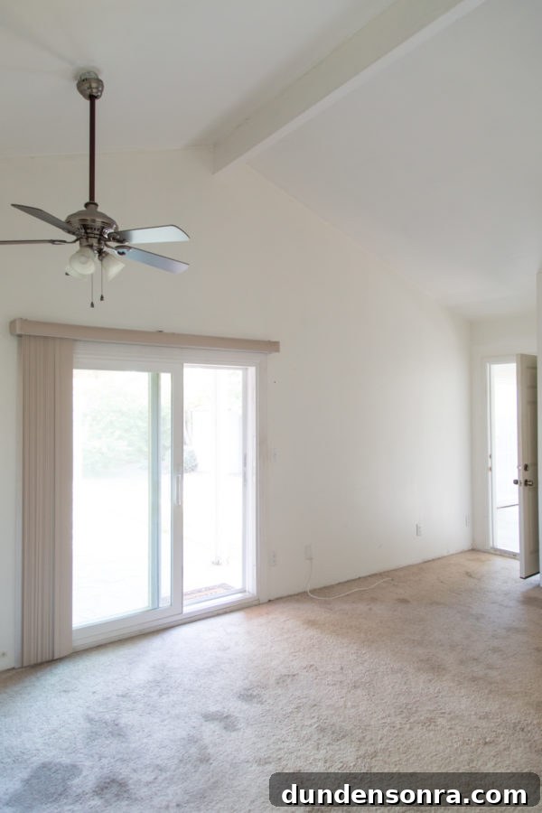 A large empty room