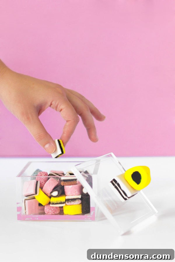 Candy in a box