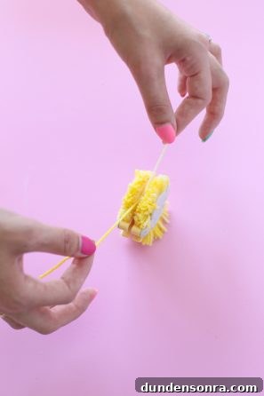 Yellow string