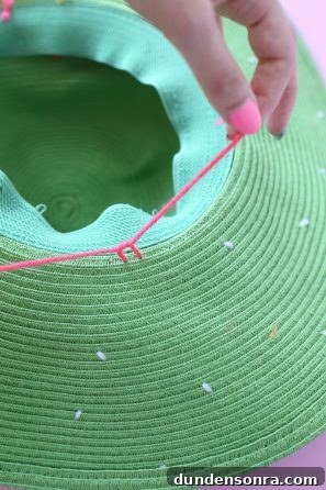 Green hat