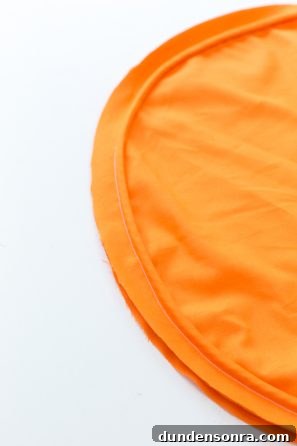 Make Your Own Fruit Slice Pillows: Simple Sewing Tutorial 14 Orange fel