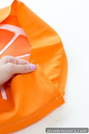 Orange felt 