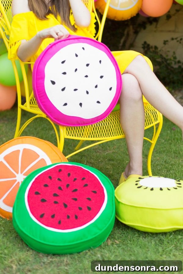 Fruit pillows
