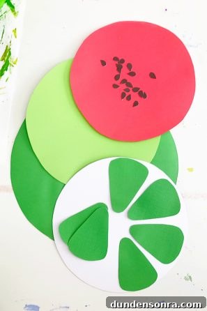 How to Make Giant Foam Fruit Decorations for Parties 4 Fruit cut outs