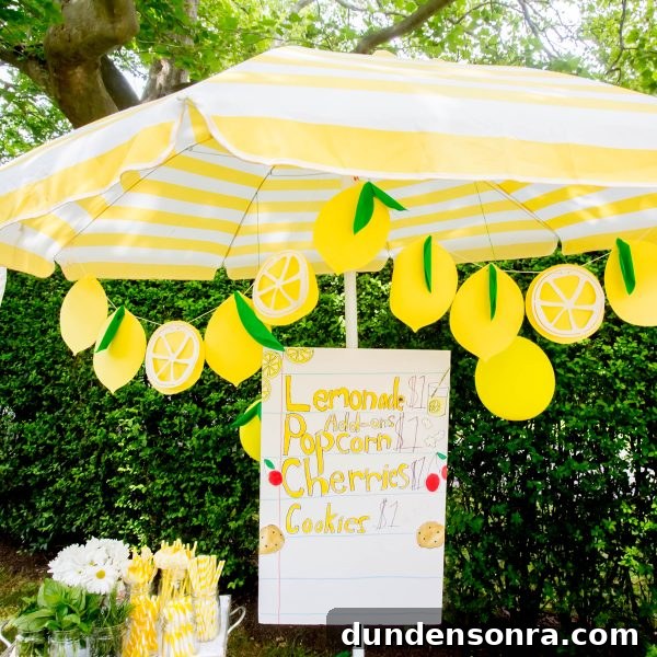 Cute Lemonade Stand Printables + Giveaway with Darcy Miller 2 A lemonade stand