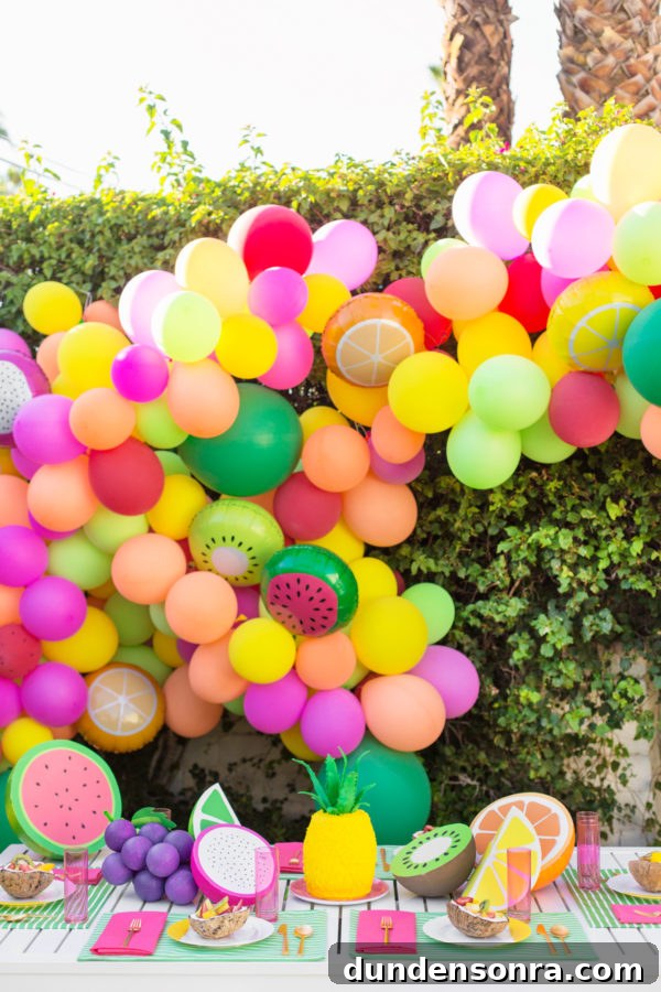 A group of colorful balloons