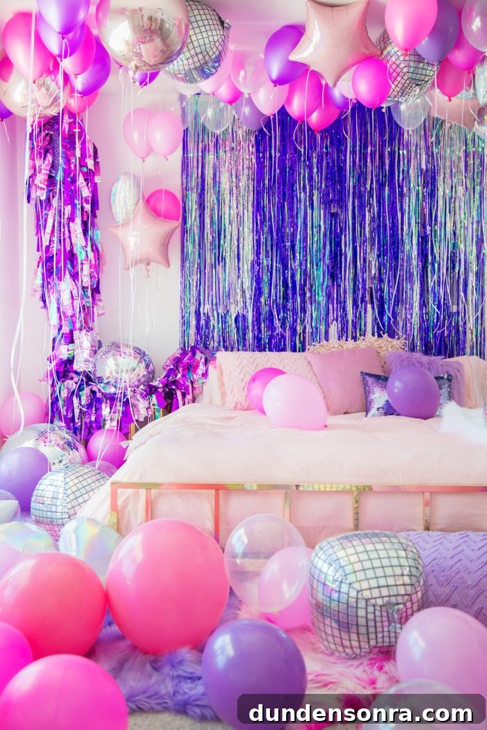 Holographic Neon Slumber Party