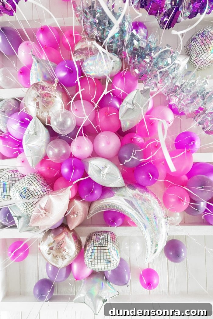 Slumber Party Balloon Ceiling