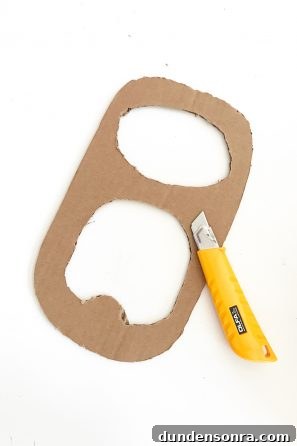 Cardboard with cut outs