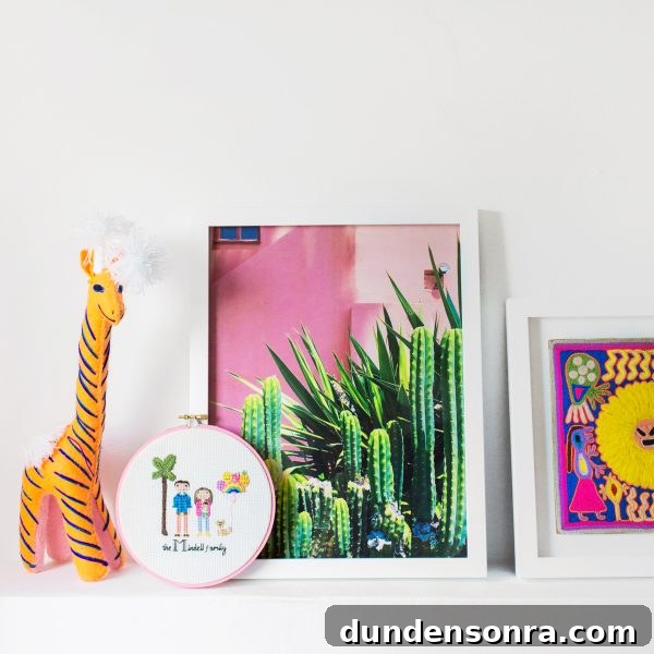 Colorful Kid-Friendly Art for a Nursery Gallery Wall
