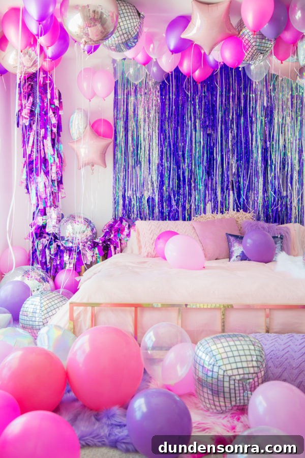 Make Your Own Mylar Party Streamers: Simple DIY Guide 9 A room with balloons and decor