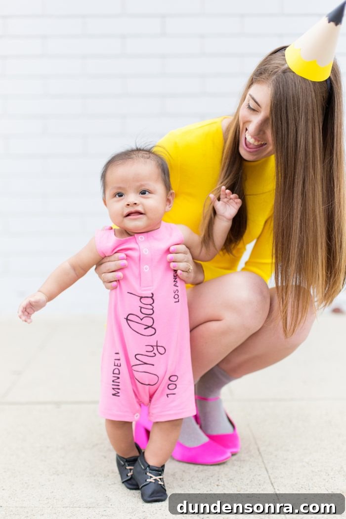 DIY Pencil & Eraser Costumes
