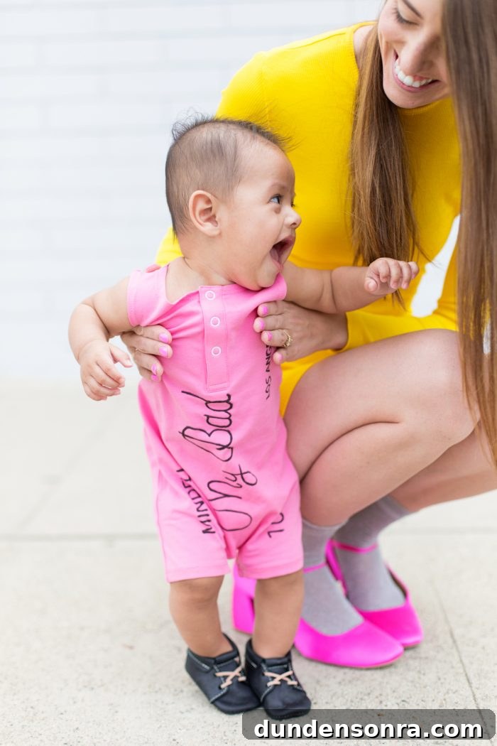 A baby dressed as an eraser