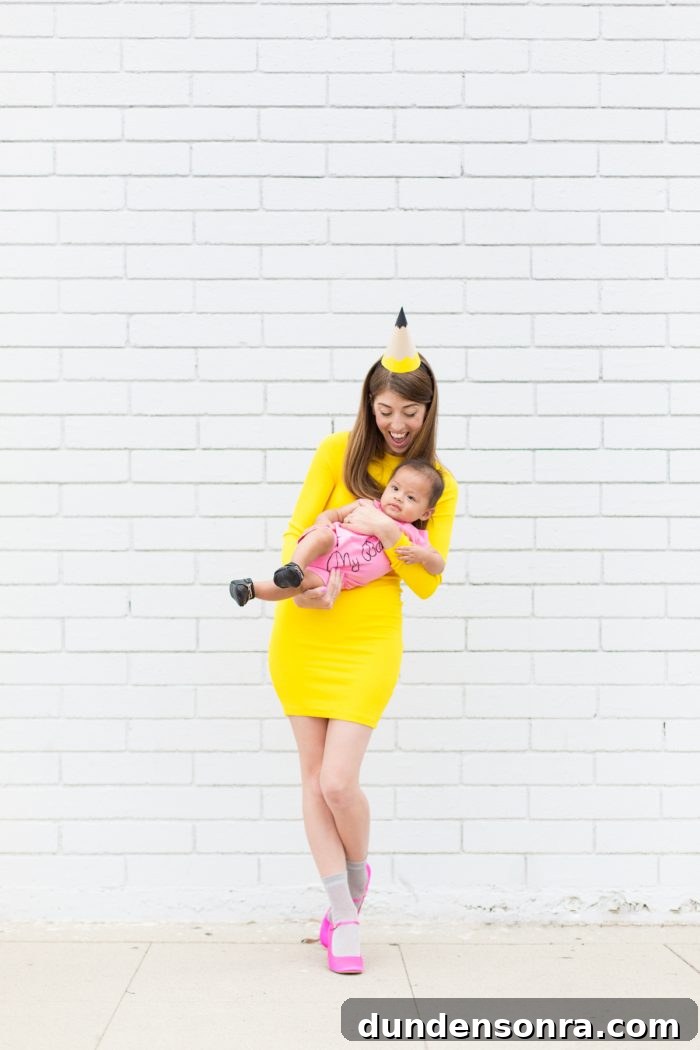 DIY Pencil & Eraser Costume