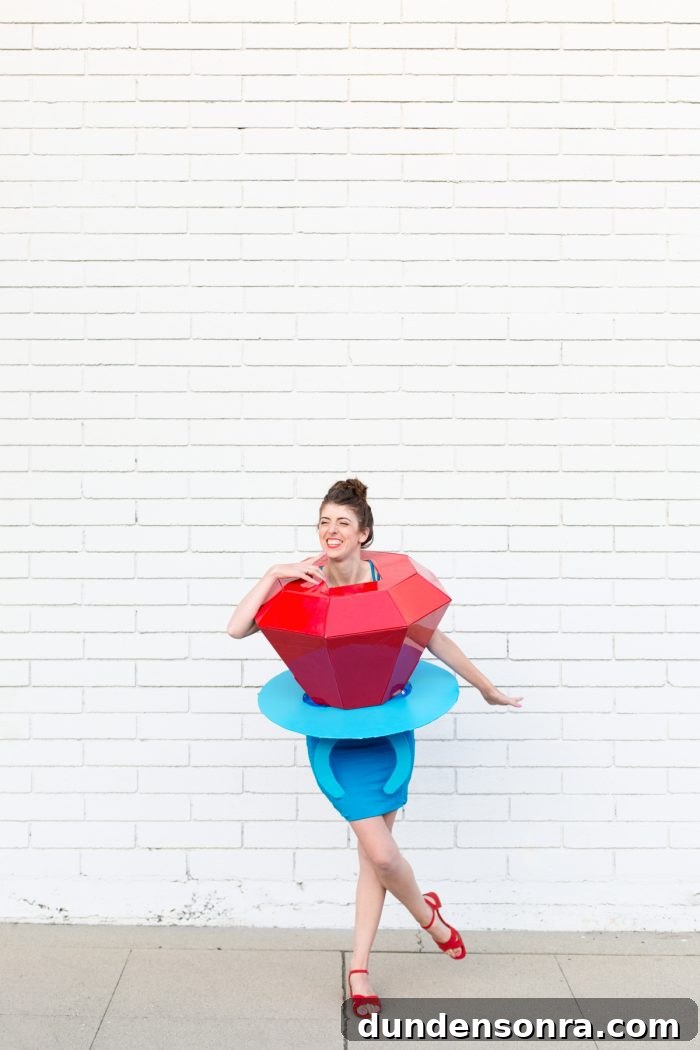 DIY Ring Pop Costume Ideas for a Show-Stopping Halloween 13 A person dressed as a ring pop