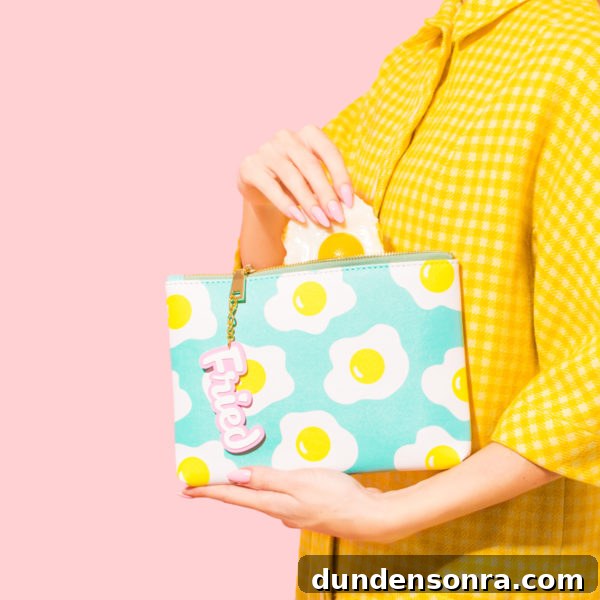 Someone holding an egg clutch