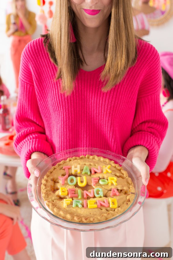Thank You For Being A Friend Pie