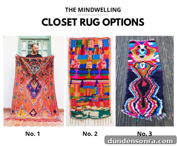 Master Closet Makeover: Progress Update and Future Plans 11 Vintage Moroccan Rugs