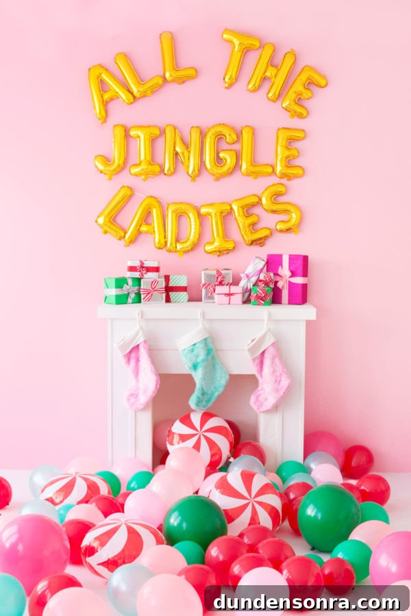 Holiday Balloons: New Festive Designs for Every Celebration 4 All The Jingle Ladies Balloons