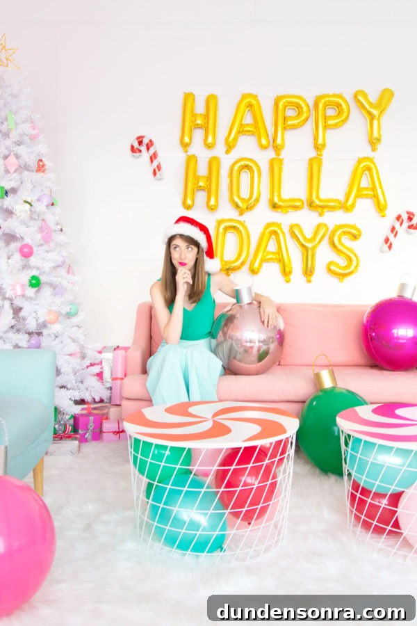 Holiday Balloons: New Festive Designs for Every Celebration 9 Happy Holla Days Balloons