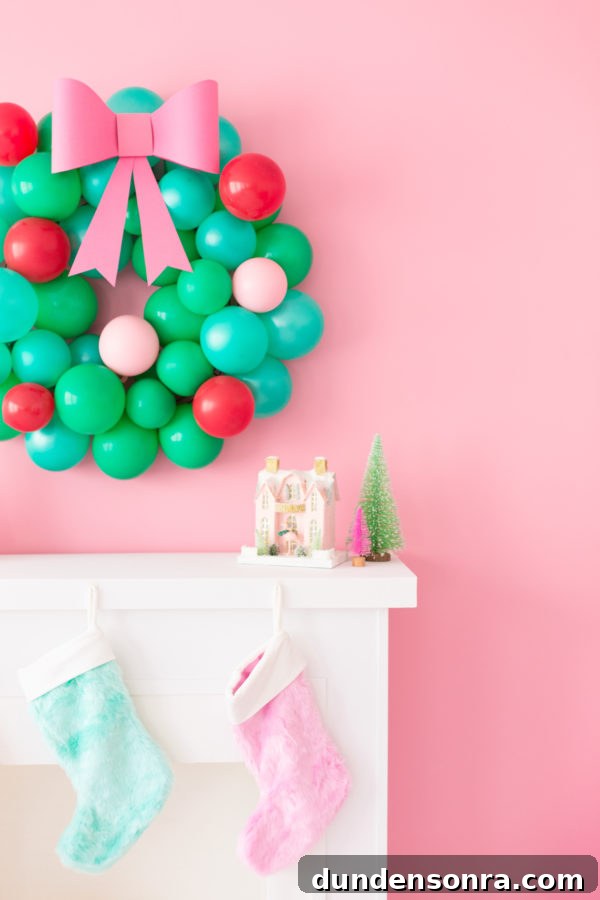 Balloon wreath