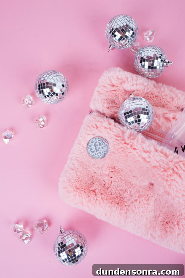Pink clutch