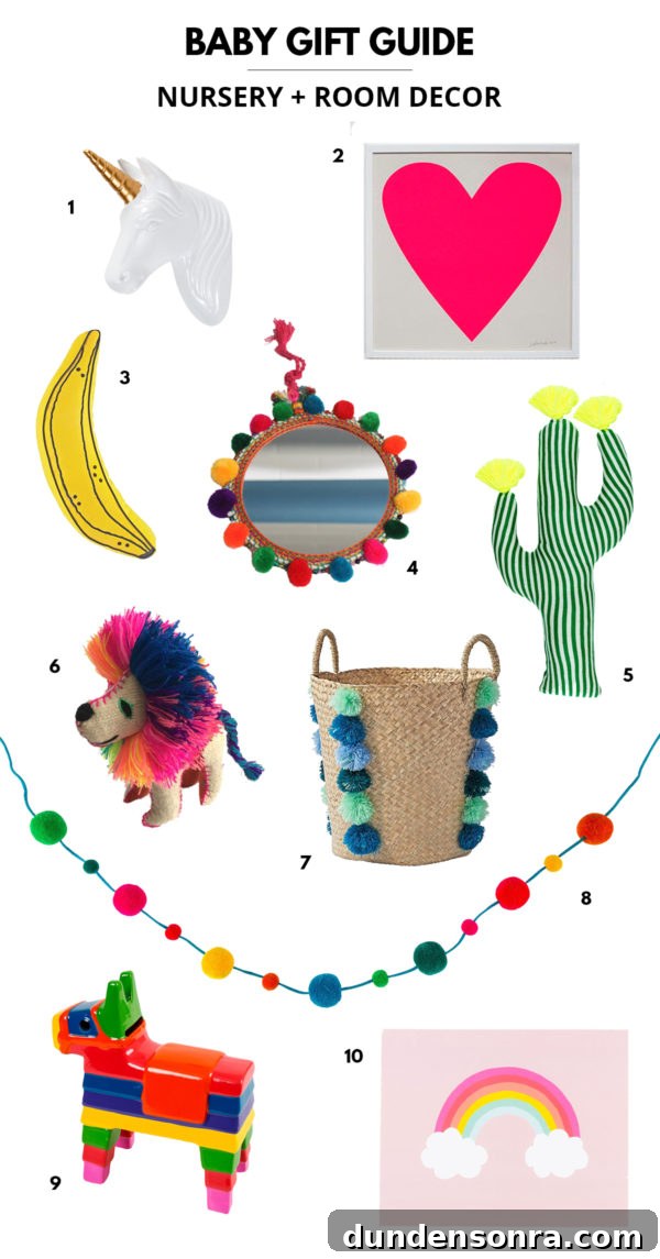 Gift Guide for Every Baby: Top Picks for Newborns to Toddlers 4 Baby Gift Guide: Room Decor