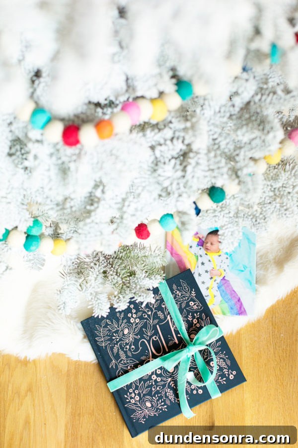 White tree with decor