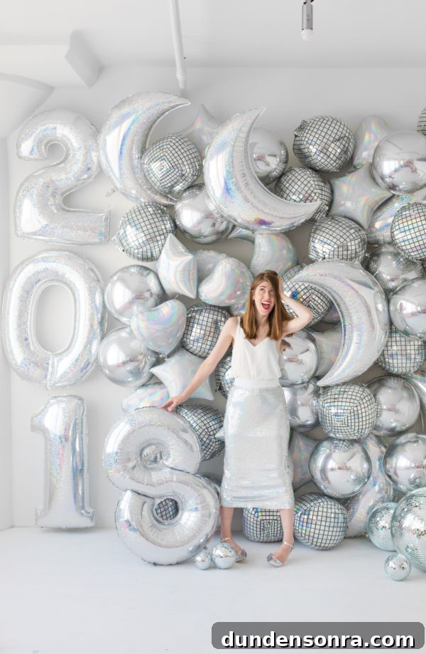 Silver balloons