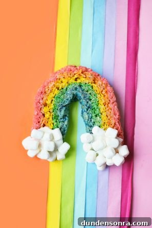 Colorful Rainbow Rice Krispie Treats Recipe for Parties 10 Rainbow krispies