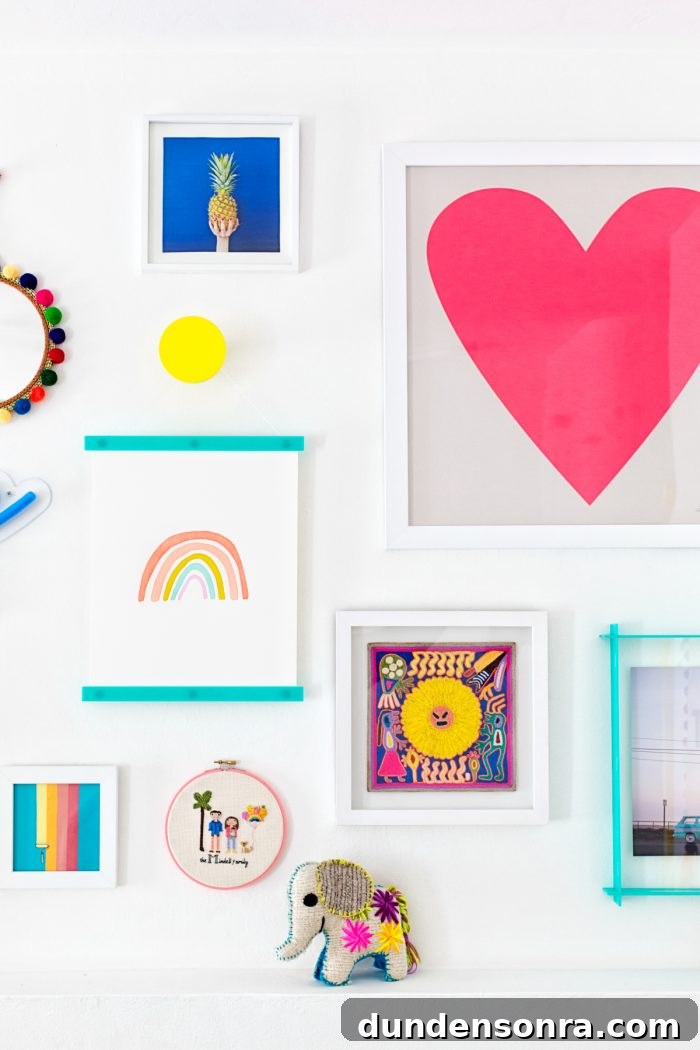 Colorful Rainbow Nursery Design Ideas for Babies and Toddlers 7 Colorful Nursery Gallery Wall