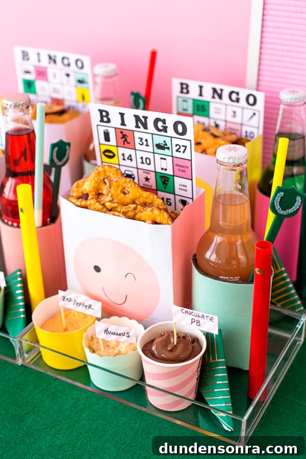 Game-Day Personal Snack Boxes: DIY Ideas for Every Fan 8 Bingo and snacks