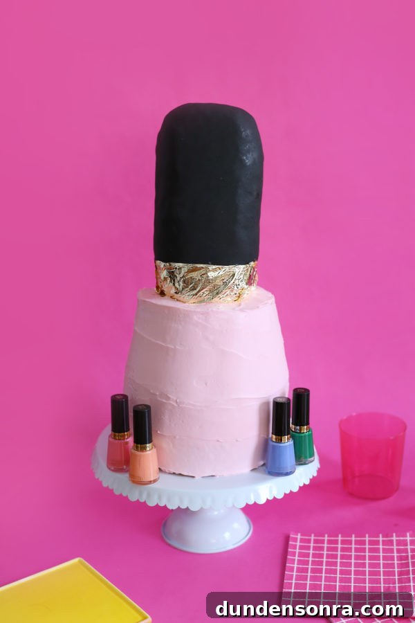 How to Make a Nail Polish Cake: DIY Step-by-Step Guide 10 Nail polish cake